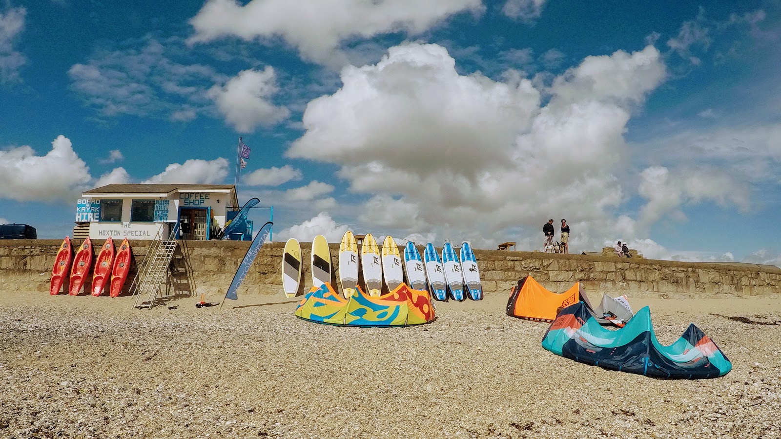 Foto van Marazion Marsh strand en de nederzetting