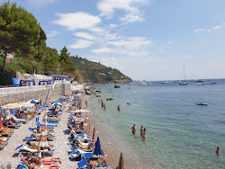 Foto von Spiaggia dei Tedeschi mit eine gerade küstenlinie