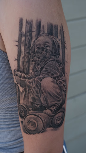 Explore tattoo ideas on the side, creative tattoo ideas in Fountain Valley, available at Lowrider Tattoo Studios