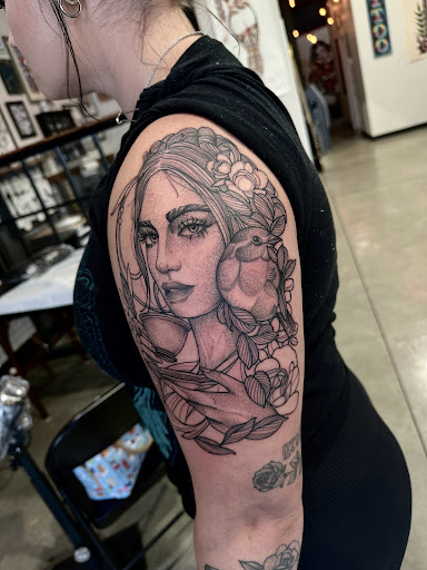 Explore locket tattoo ideas, creative tattoo ideas in Mount Washington, available at Prevail Tattoo