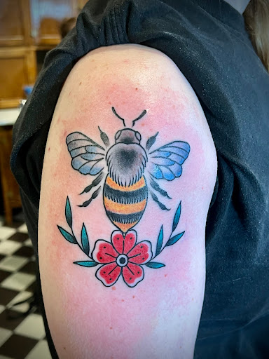 Explore ocean wave tattoo ideas, creative tattoo ideas in Terre Haute, available at Timeless Tattoo LLC