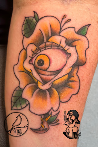 Explore flash sheet tattoo ideas, creative tattoo ideas in Nashville, available at RedBird Tattoo