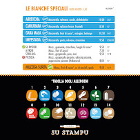 Carte du Su Stampu Pizzeria Assemini à Assemini