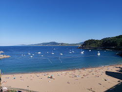 Photo de Playa de Malkorbe protégé par des falaises