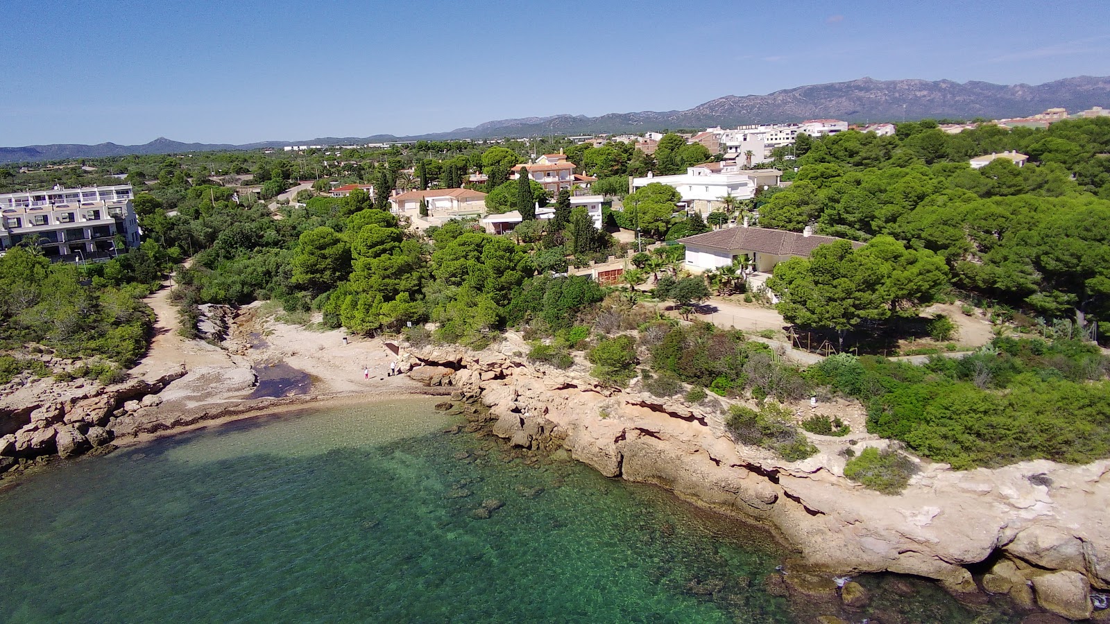 Cala Bon Caponet的照片 具有非常干净级别的清洁度