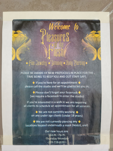 Tattoo Shop «Pleasures of the Flesh», reviews and photos, 12875 S Cleveland Ave, Fort Myers, FL 33907, USA