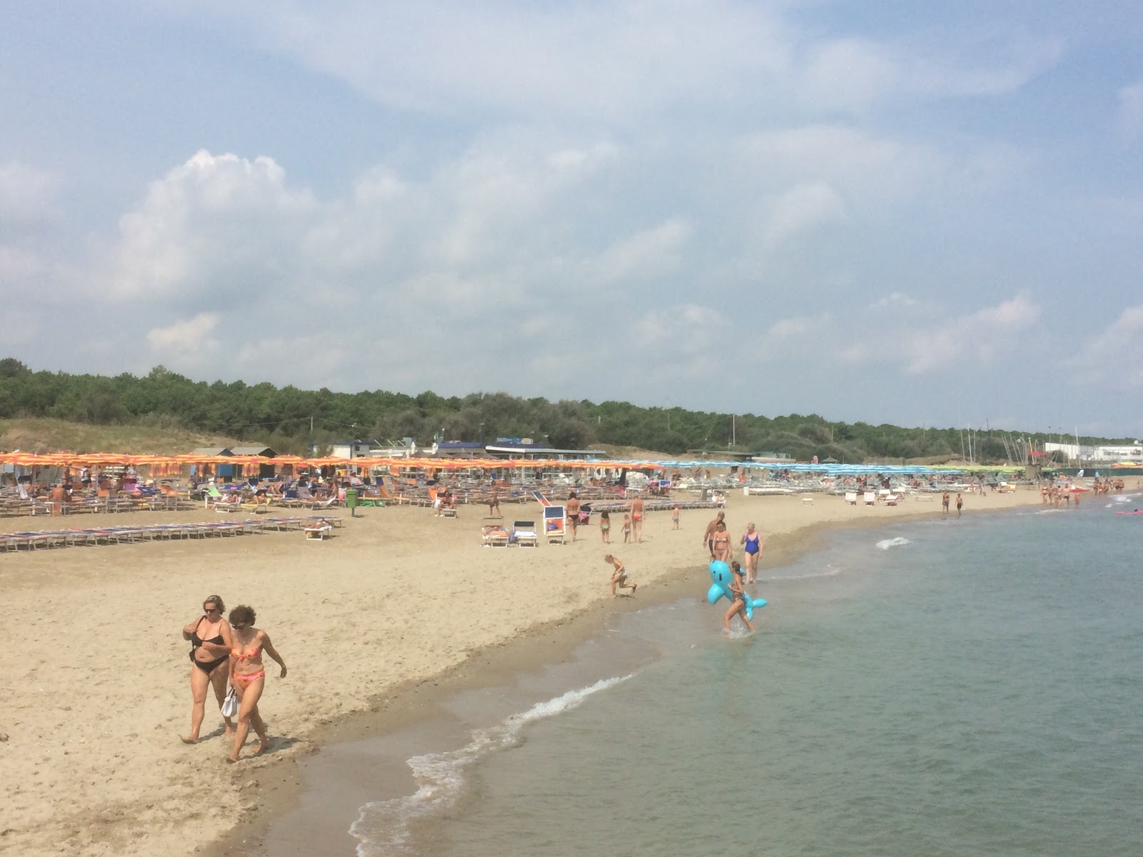 Foto de Praia de Marina di Ravenna área parcialmente resortada