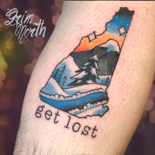 Explore men tattoo design ideas, creative tattoo ideas in Portsmouth, available at Grim North Tattoo and Piercing