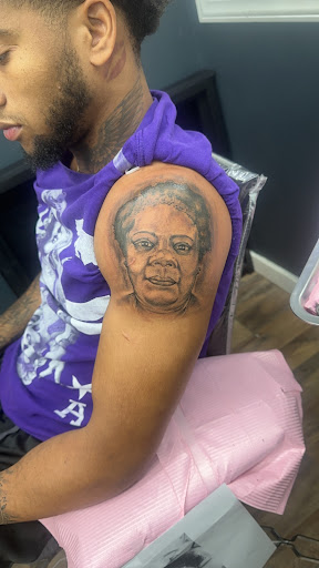 Explore horror sleeve tattoo ideas, creative tattoo ideas in Monroe, available at The House of Ink