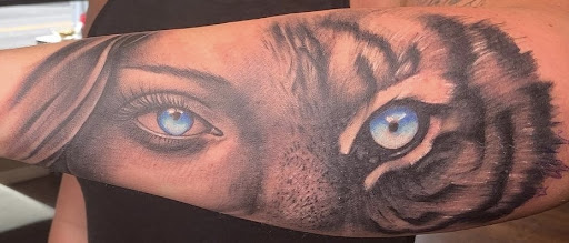 Explore good tattoo ideas for half sleeve, creative tattoo ideas in Winter Haven, available at Angry Elephant Tattoos Winter Haven