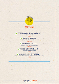L'OraBlù Bistrot à Bollate menu