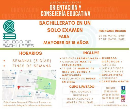 Orientación y consejería educativa Xochimilco