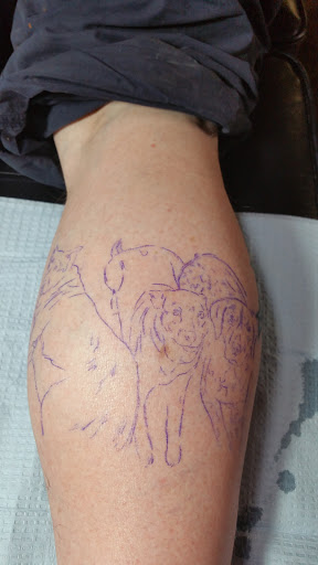 Explore girl tattoo ideas, creative tattoo ideas in Santa Cruz, available at Good Omen Tattoo