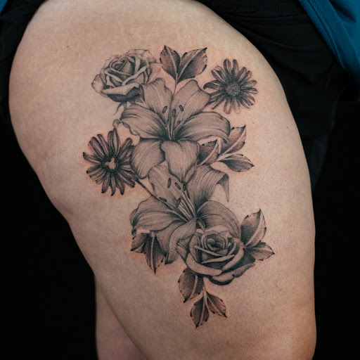 Explore car guy tattoos ideas, creative tattoo ideas in Gilroy, available at 2911 Tattoo