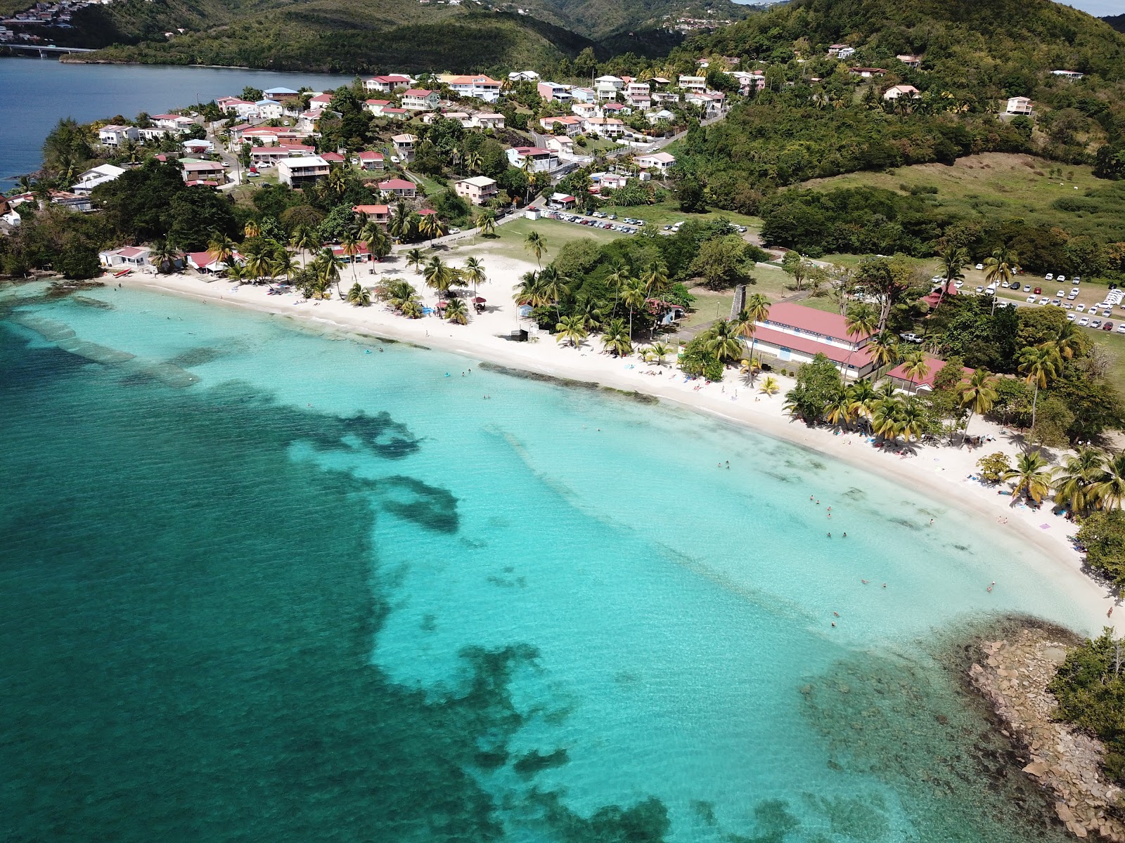 Photo of Anse Figuier beach with spacious bay
