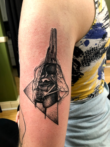 Explore arm tattoo sleeve ideas, creative tattoo ideas in Saint Petersburg, available at Cthulhu Tattoo & Body Piercing