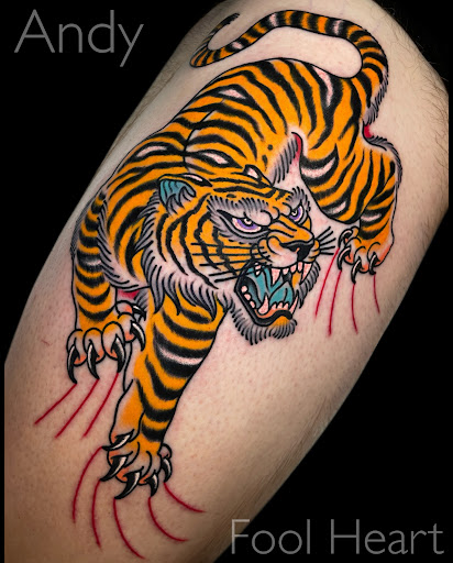 Explore gargoyle tattoo ideas, creative tattoo ideas in Providence, available at Fool Heart Tattoo