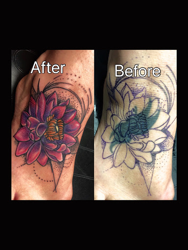 Explore drug addiction tattoo ideas, creative tattoo ideas in Greenfield, available at Tattoos In Time Studio