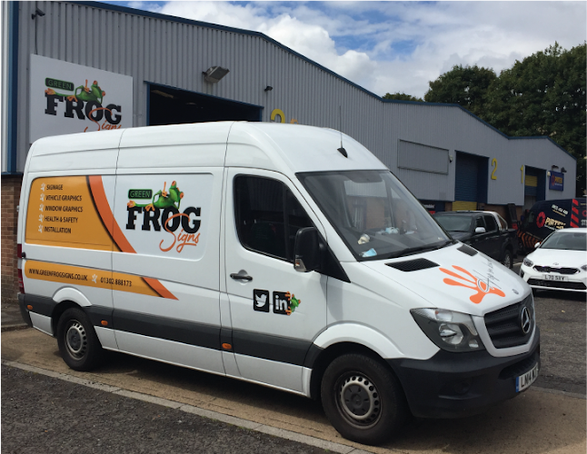 Green Frog Signs - Doncaster