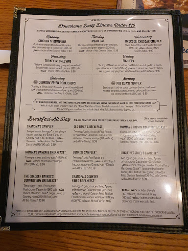 American Restaurant «Cracker Barrel Old Country Store», reviews and photos, 7995 Senoia Rd, Fairburn, GA 30213, USA