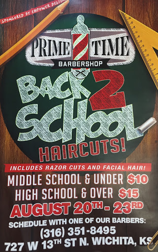 Barber Shop «Prime Time Barber Shop», reviews and photos, 727 W 13th St N, Wichita, KS 67203, USA
