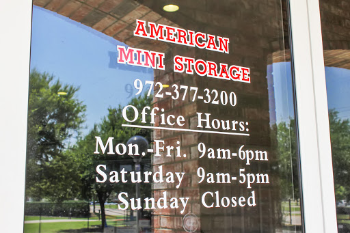 Self-Storage Facility «American Mini Storage», reviews and photos, 3900 McDermott Rd, Plano, TX 75025, USA