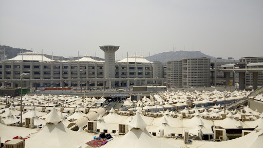 Disco tents in Mecca