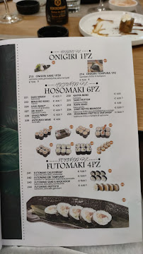 Menu / carte de Kuma Sushi Restaurant à Isernia