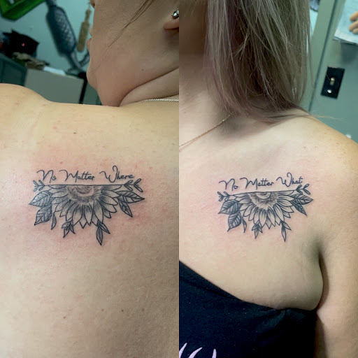 Explore sun and moon tattoo ideas, creative tattoo ideas in Meridian, available at Creative Pain Tattoo Studio