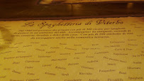 Restaurant La Spaghetteria di Viterbo à Viterbo (le menu)