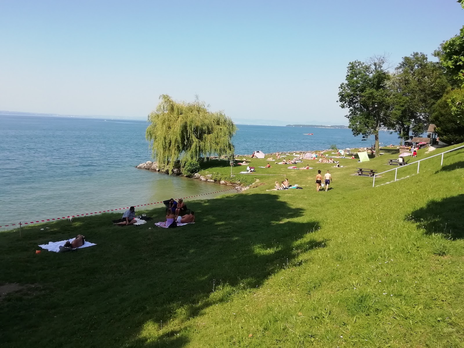 Foto av Plage des Recorts med rymlig strand