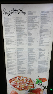 Spaghetti Haus à Bibione menu