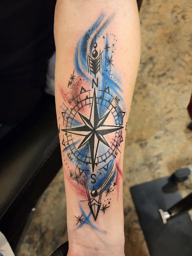 Explore half sleeve tattoo idea, creative tattoo ideas in Fort Dodge, available at Crave Tattoo