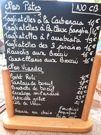 Les 3 Piscines à Porto-Vecchio menu