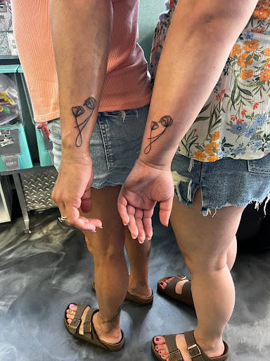 Explore wrap around wrist tattoo ideas, creative tattoo ideas in Saint Petersburg, available at Mad Beach Ink