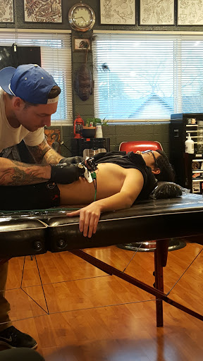 Explore tattoo ideen, creative tattoo ideas in Santa Rosa, available at Monkey Wrench Tattoo
