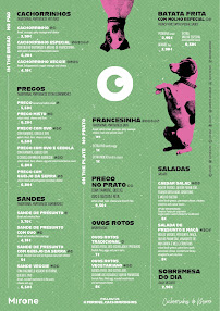 Mirone - Cachorrinhos do Morro em Vila Nova de Gaia menu n° 1
