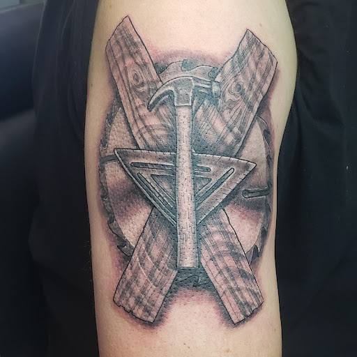Explore ghost cat tattoo ideas, creative tattoo ideas in Lagrangeville, available at Black Cherry Tattoo Studio NY