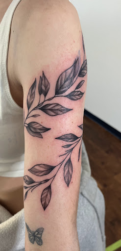 Explore bookish tattoo ideas, creative tattoo ideas in Rogers, available at Ink Solutions Tattoo