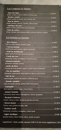 Restaurant Crêperie Forty Lounge à Mareuil-lès-Meaux (le menu)