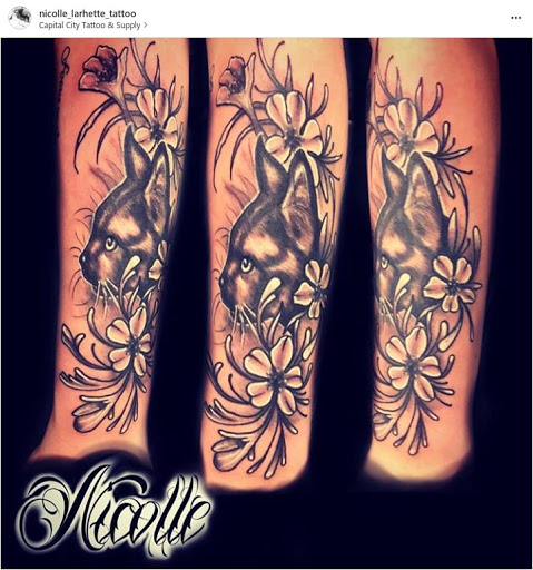 Explore water sign tattoo ideas, creative tattoo ideas in Concord, available at Capital City Tattoo LLC