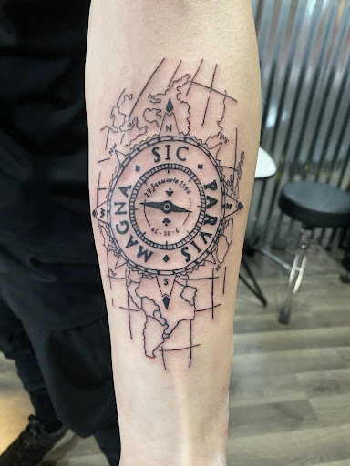 Explore women's forearm tattoos ideas, creative tattoo ideas in Allegan, available at Doghouse Crue Tattoos