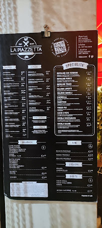 Pizzeria Pizzeria La Piazzetta à Brindisi (la carte)