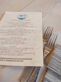 Menu / carte de Osteria Sul Mare à Marina di Massa