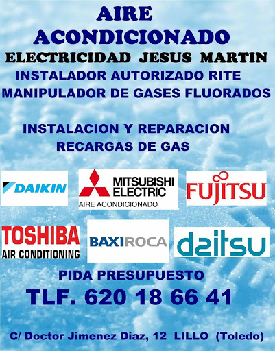 ELECTRICIDAD JESUS MARTIN en Lillo, Toledo