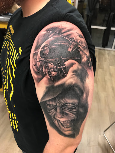 Explore muhammad ali tattoo ideas, creative tattoo ideas in Channahon, available at Supersauce Tattoo Company