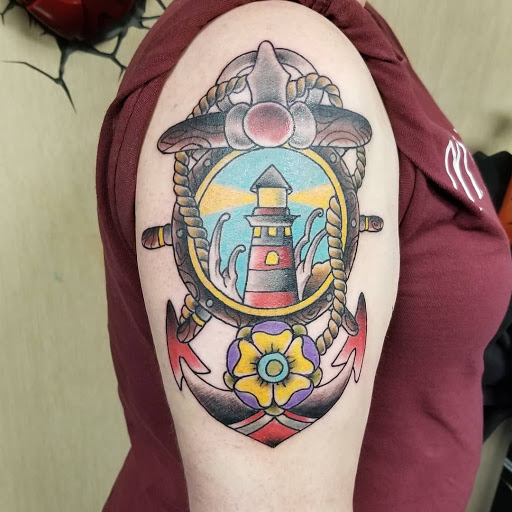 Explore boxing tattoos ideas, creative tattoo ideas in Spartanburg, available at The Gallery Tattoo Shop Spartanburg