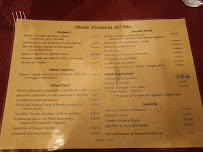 Menu du Hostaria Del Rio à Castelvetro di Modena