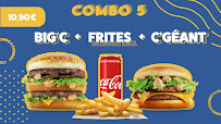 Menu / carte de Chamas Burger Arras à Arras