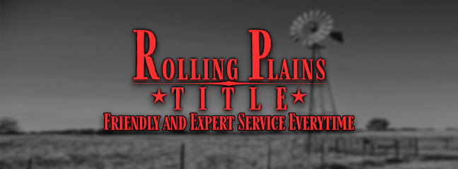 Rolling Plains Title of Texas